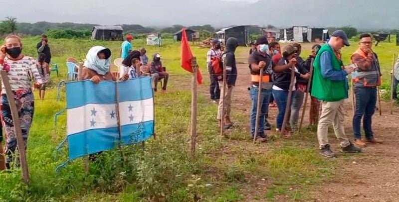 Alarma por invasiones de tierra en Honduras.